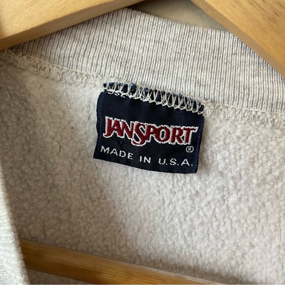 VINTAGE UNIVERSITY OF HAWAII JANSPORT Sweatshirt Made in USA Grey - Picture 9 of 9